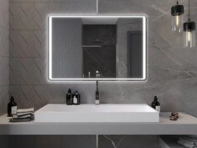 Mexen Zusa lustro łazienkowe podświetlane 120 x 80 cm, LED 6000K, antypara - 9808-120-080-611-00