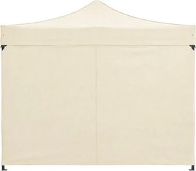 Pawilon ogrodowy eventowy FGA3, 3x3 m, automatyczny ze ściankami - namiot zamykany, beżowy