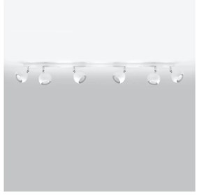 Biała lampa punktowa 10x118 cm Ollo – Nice Lamps