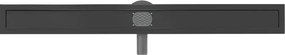 Mexen Flat 360° korpus do odpływu liniowego obrotowy 90 cm, czarny - 1740090
