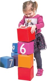 Zestaw edukacyjnych kostek z cyframi i pokrowcem - 24 elementy