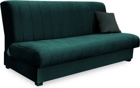 Sofa z Funkcją Spania SIGMA Rozkładana Wersalka Dwuosobowa Zielona Nowoczesna do Salonu