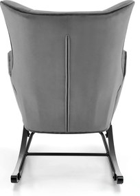 Fotel bujany Bazalto w nowoczesnym stylu