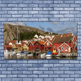 Obraz na płótnie Panorama Nocnej Metropolii