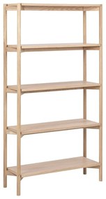 Regał w dekorze dębu w naturalnym kolorze 86x160x30 cm Braidwood – Actona