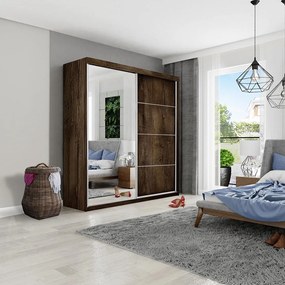 Szafa przesuwna TOP PLUS B-23 150 jesion ciemny