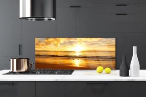 Panel Kuchenny Odblaski Słońca na Falach