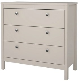 Szarobeżowa komoda 82x80x38 cm Madrid – Tvilum