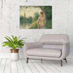 Obraz - Camille Pissarro, The Bather, reprodukcje (70x50 cm)