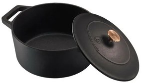 Berlinger Haus Garnel żeliwny z pokrywką Black Rose Collection, 20 cm