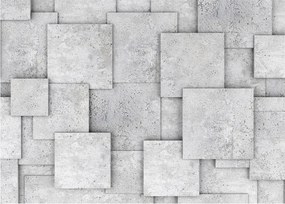 Obraz - Abstrakcja płytek betonowych (70x50 cm)