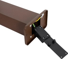 Inteligentna lampa podłogowa zewnętrzna rdzawobrązowa 30 cm IP44 z WiFi GU10 - Baleno