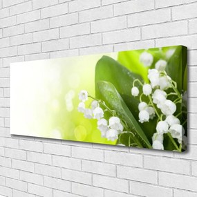 Obraz Canvas Konwalie Liście Kwiaty Łąka