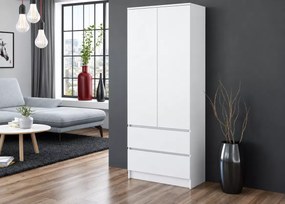 Szafa na ubrania Suzi 90 cm z systemem Tip-On