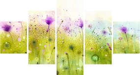 Obraz - Kwiaty polne (125x70 cm)