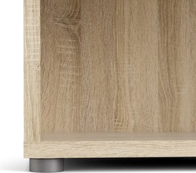 Regał do biura z półkami Prima 4 dąb sonoma