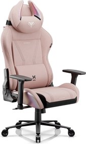 Fotel gamingowy materiałowy Diablo X-Horn 2.0 Normal Size, Rainbow Pink
