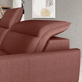 Narożnik MURILLO XL z elektryczną regulacją siedziska Prawostronny w tkaninie VOUGE 07 WERSAL