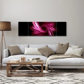 Obraz - różowa abstrakcja (170x50 cm)