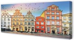 Fotoobraz na płótnie Kamienice Gdańskiego Starego Miasta