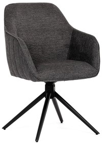 Zestaw krzeseł obiadowych z mechanizmem powrotnymHC-536 GREY2, 2 szt.