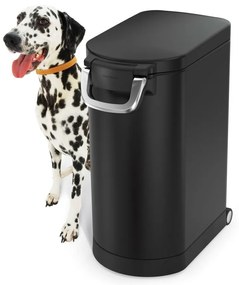 Simplehuman Pojemnik na suchą karmę z zabezpieczeniem 30 l, czarny matowy, 30 l