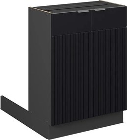 Wyspa kuchenna czarne paski 60x70x82 fame-line