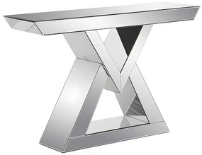 Konsola MDF z lustrem – kolor: srebrny - ISIDA marki Pascal Morabito