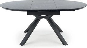Stół rozkładany VERTIGO 130(180)x130 czarny marmur