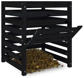 Czarny kompostownik do ogrodu W3-F50