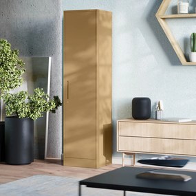 Szafka biurowa na dokumenty ALEX, 450 x 1850 x 400 mm, Fresh Style: beżowa