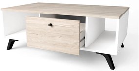 Stolik w dekorze dębu 60x100 cm Sahara – Marckeric
