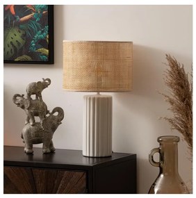 Atmosphera - Lampa stołowa TYLIA 1xE14/60W/230V rattan