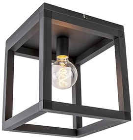 Industrialna lampa sufitowa czarna - Big CagePrzemysłowy Oswietlenie wewnetrzne