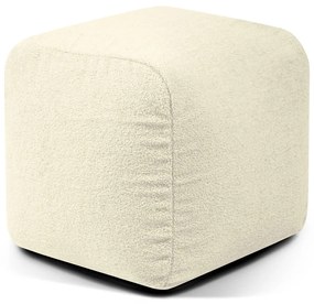Jasnoszary worek do siedzenia z materiału bouclé Plus 50 Lounge – SLOWDOWN