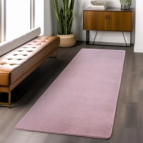 Jasnoróżowy chodnik odpowiedni do prania 80x250 cm Joy 1400 – Ayyildiz Carpets