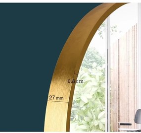 Lustro LOFT 40x60cm  M-010 białe ścienne łazienkowe do salonu sypialni loftowe Industrialne minimalistyczne