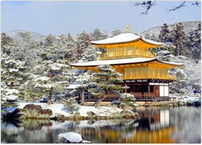 Obraz - Kinkakuji, Japonia (70x50 cm)