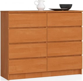 Komoda z szufladami do biura olcha P9-S27