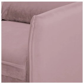 Lawendowa aksamitna sofa 138 cm Juli – Ropez