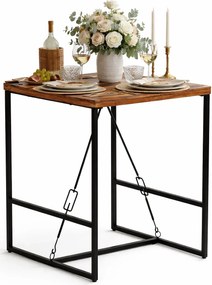 Industrialny stolik barowy 70x70 T7-H06