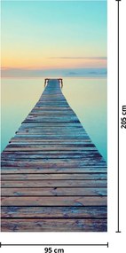 Fototapeta na drzwi - Molo w nieskończoność (95x205cm)