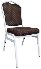 Krzesło Vega tkanina Berit bankietowe konferencyjne stelaż metalowy
