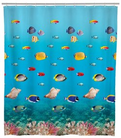 Wenko Zasłona prysznicowa Ocean, 180 x 200 cm