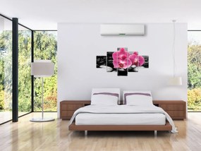 Obraz - Różowe orchidee (125x70 cm)