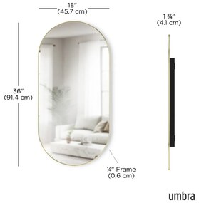Lustro ścienne 46x91 cm Hubba – Umbra