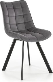 Krzesło jadalniane COMORO 1 szt. ciemnoszare