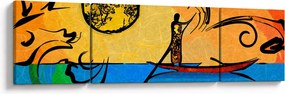 Obraz starożytnego obrazu (170x50 cm)