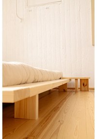 Brązowa szafka nocna z litego drewna sosnowego Japan – Karup Design