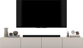 Podwójna szafka RTV Enjoy 240 cm, wisząco stojąca, kaszmir mat